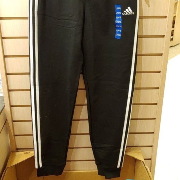 Boys Adidas French Terry Joggers Black - Picture 5 of 7